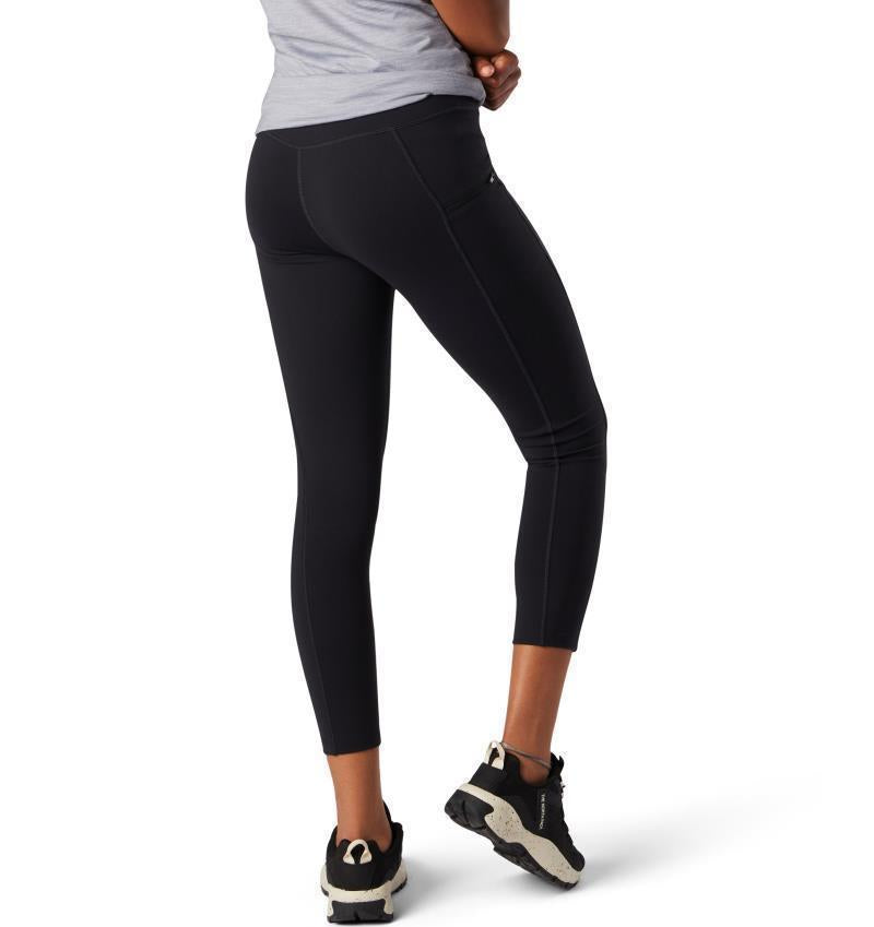Merino Sport 7/8 Leggings - Womens - Black 3