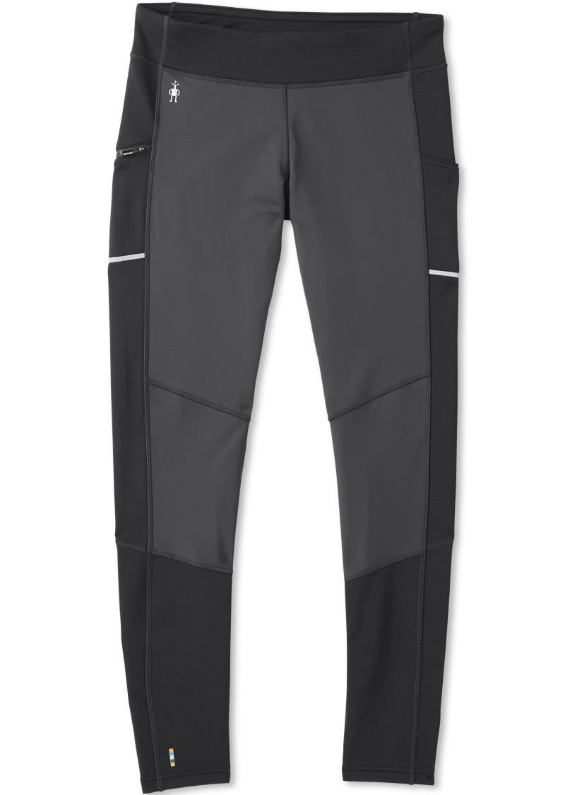 Merino Sport Fleece Wind Leggings - Womens - Black 1