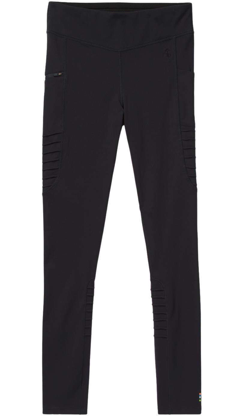 Merino Sport Moto Leggings - Womens - Black 1