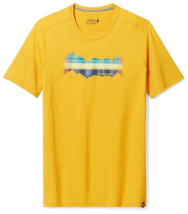 Mountain Horizon Graphic SS Tee - Unisex - Honey Gold 1