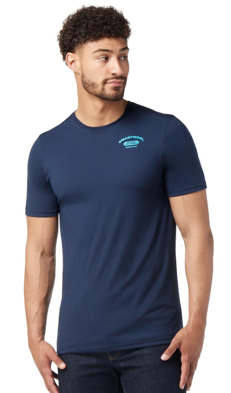 Natural Provisions Graphic SS Tee - Mens - Deep Navy 2