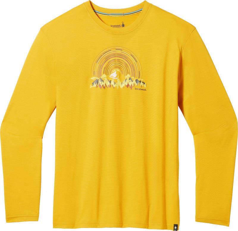 Never Summer Mountains Graphic LS Tee - Unisex - Deep Navy 2