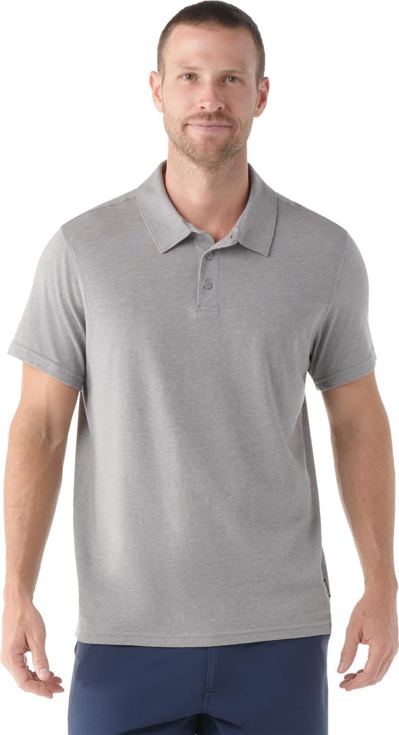 Polo SS - Mens - Light Gray Heather 1