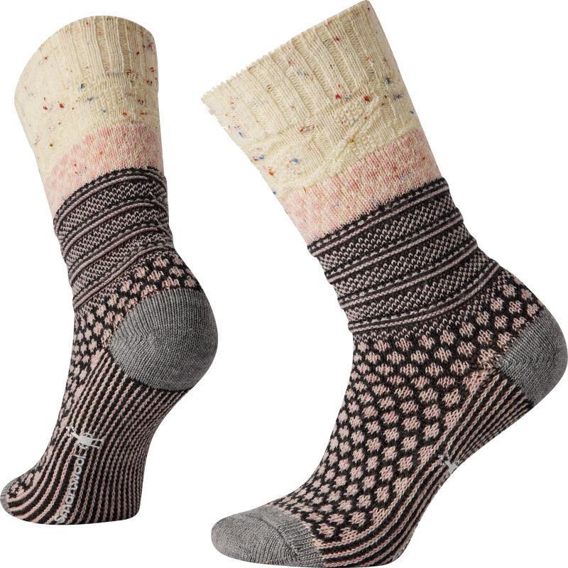 Popcorn Cable Socks - Womens - Pink Nectar 1