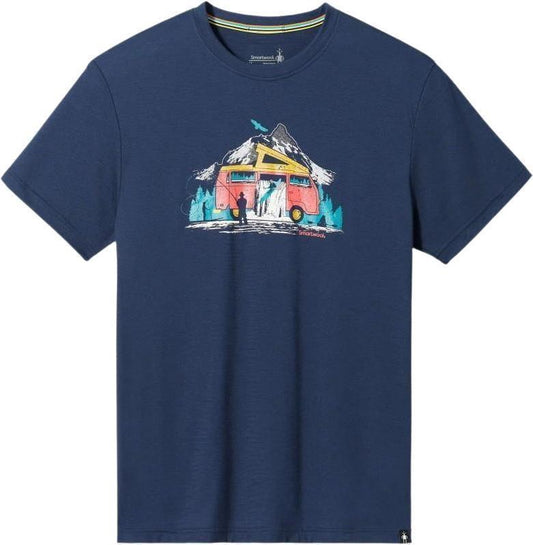River Van Graphic SS Tee - Unisex - Deep Navy 1