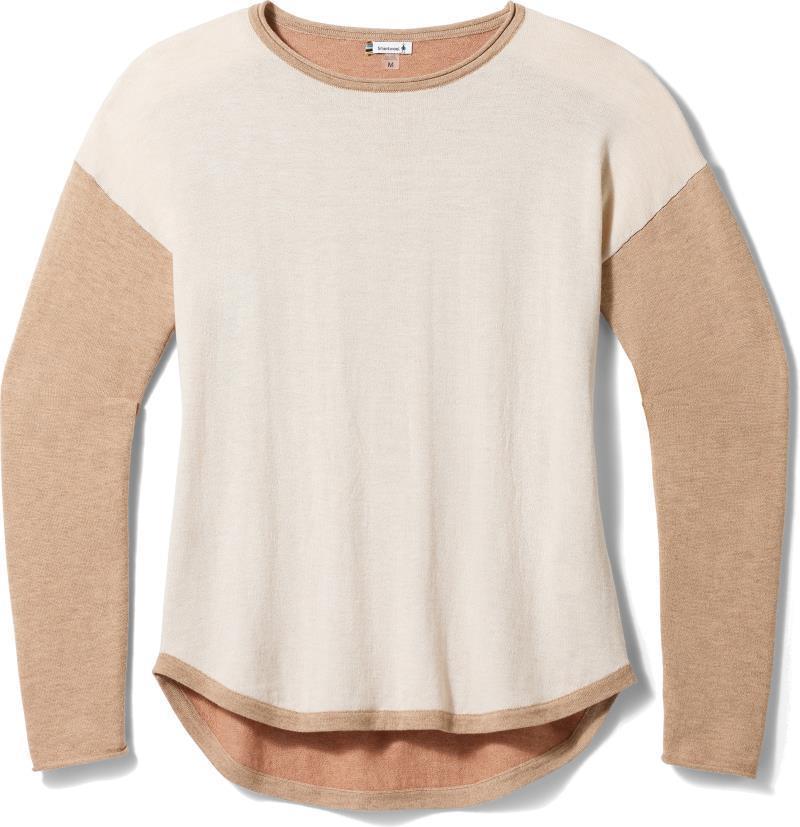 Shadow Pine Colorblock Sweater - Womens - Almond Heather 1