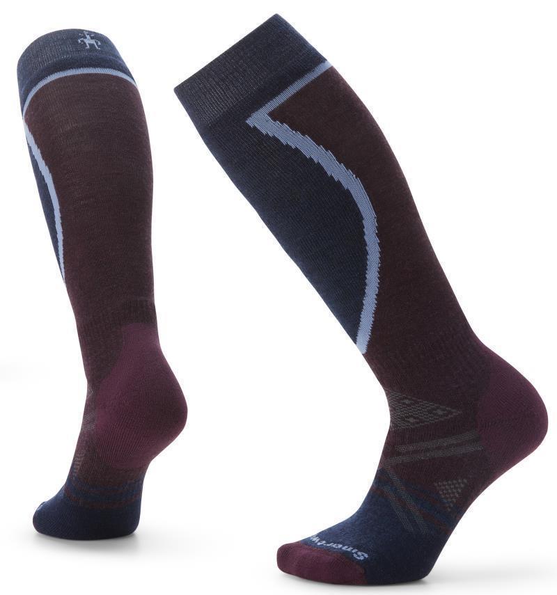 Ski Full Cushion Over The Calf Socks - Womens - Black 1