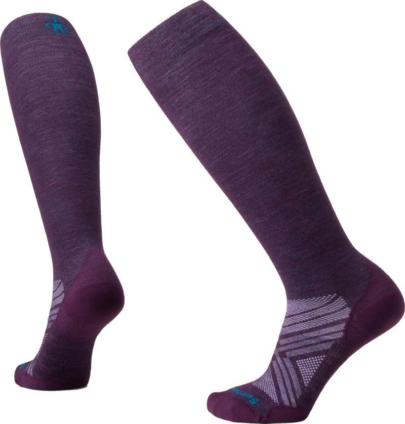 Ski Zero Cushion Extra Stretch Over The Calf Socks - Womens - Purple Iris 1