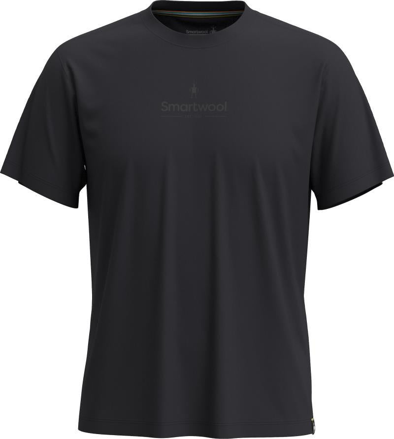 Smartwool Logo Graphic SS Tee - Unisex - Black 1