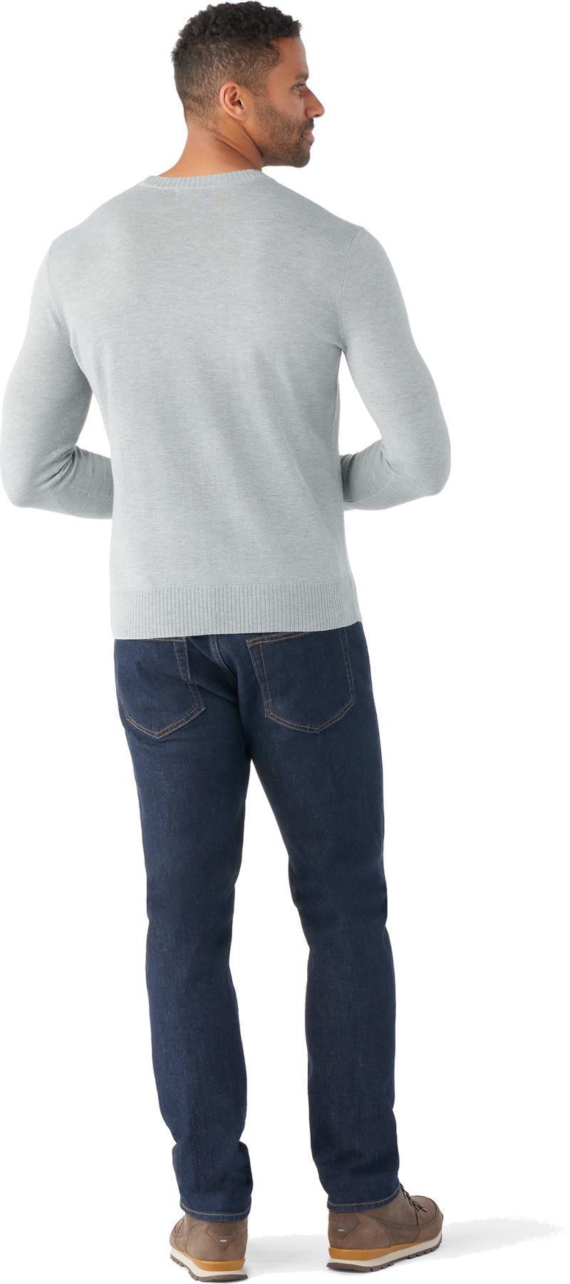 Sparwood Crew Sweater - Mens - Light Gray Heather 3