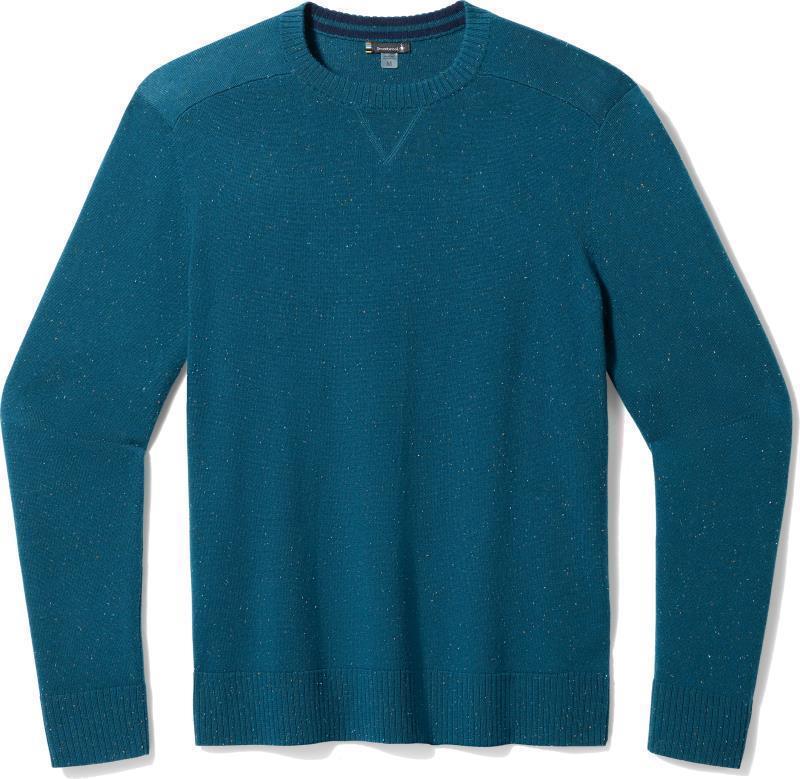 Sparwood Crew Sweater - Mens - Twilight Blue Donegal 1