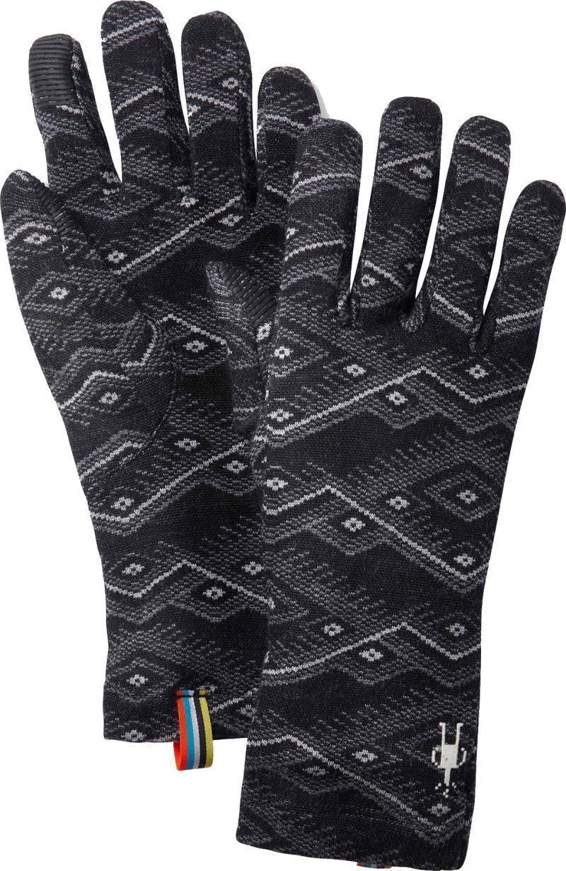 Thermal (250) Merino Pattern Gloves - Black Mountain Fairisle 1