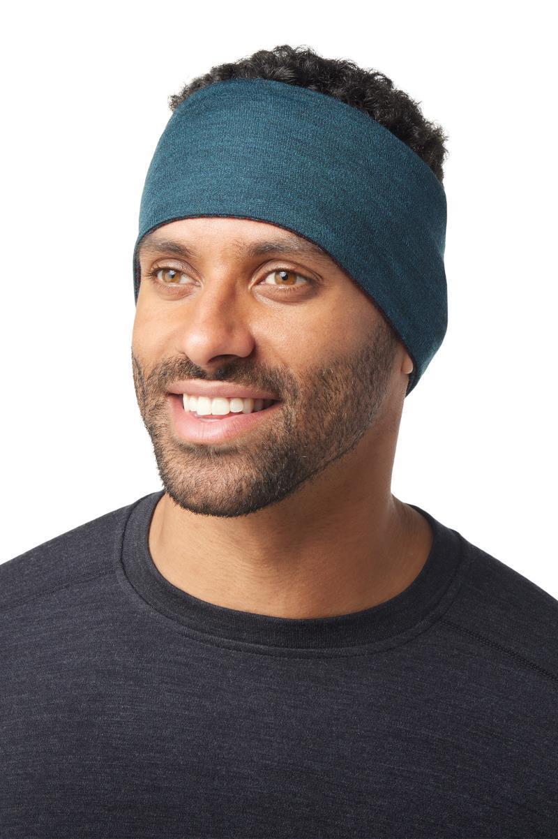Thermal (250) Merino Pattern Reversible Headband - Black Cherry Dot 3