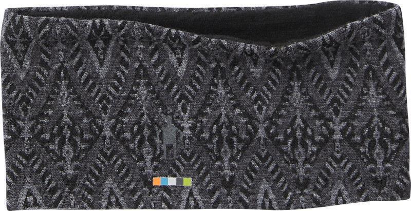 Thermal (250) Merino Pattern Reversible Headband - Black Medallion 1