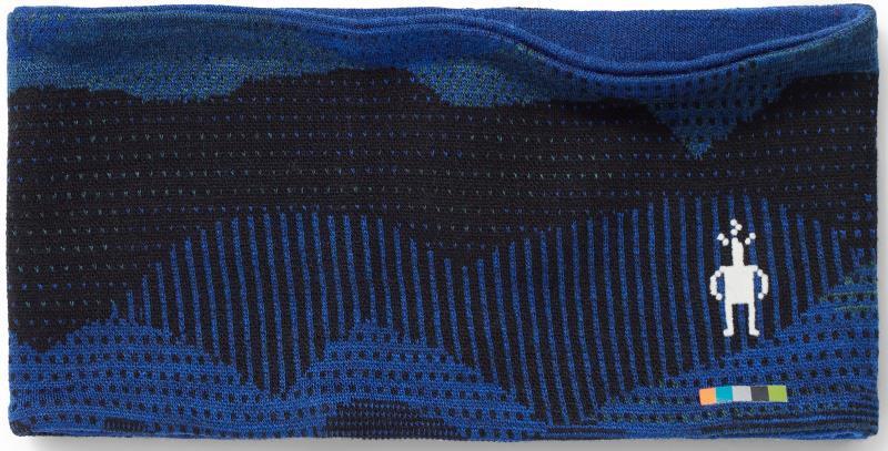 Thermal (250) Merino Pattern Reversible Headband - Blueberry Hill Mountain Scape 1
