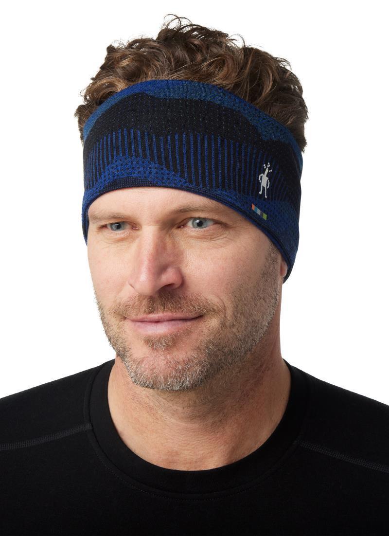Thermal (250) Merino Pattern Reversible Headband - Blueberry Hill Mountain Scape 2