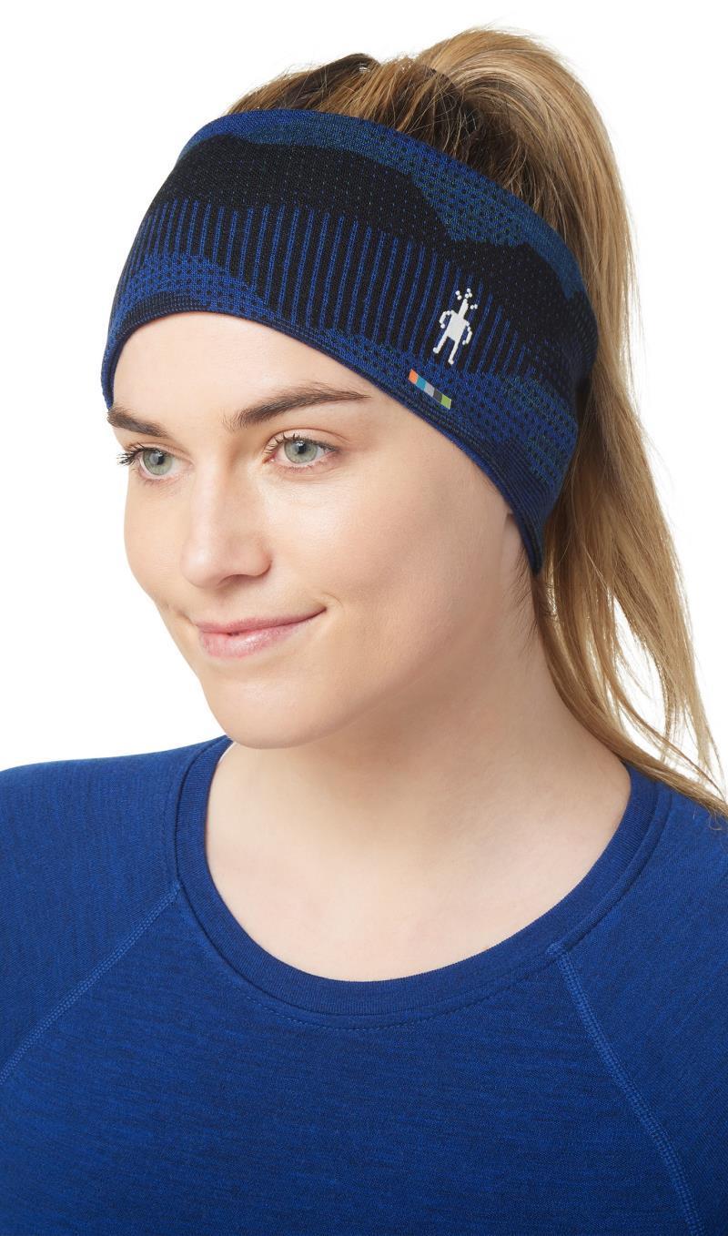 Thermal (250) Merino Pattern Reversible Headband - Blueberry Hill Mountain Scape 4