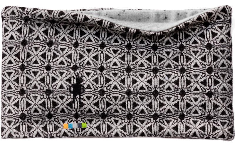 Thermal (250) Merino Pattern Reversible Headband - Dogwood White / Black 1