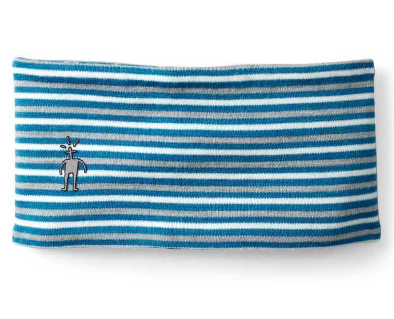 Thermal (250) Merino Pattern Reversible Headband - Glacial Blue Heather 1