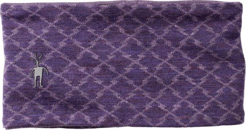 Thermal (250) Merino Pattern Reversible Headband - Mountain Purple Heather 1