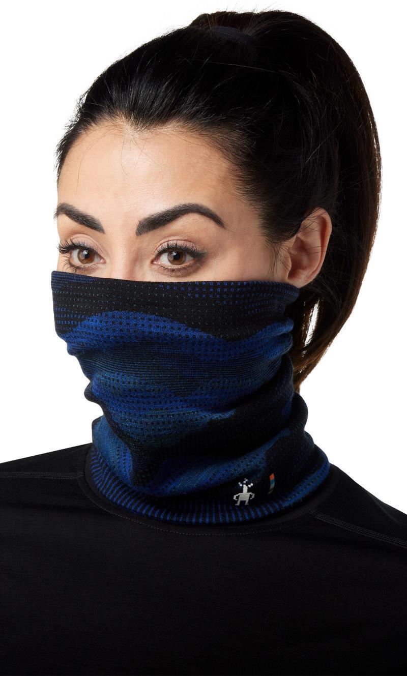 Thermal (250) Merino Reversible Pattern Neck Gaiter - Blueberry Hill Mountain Scape 2