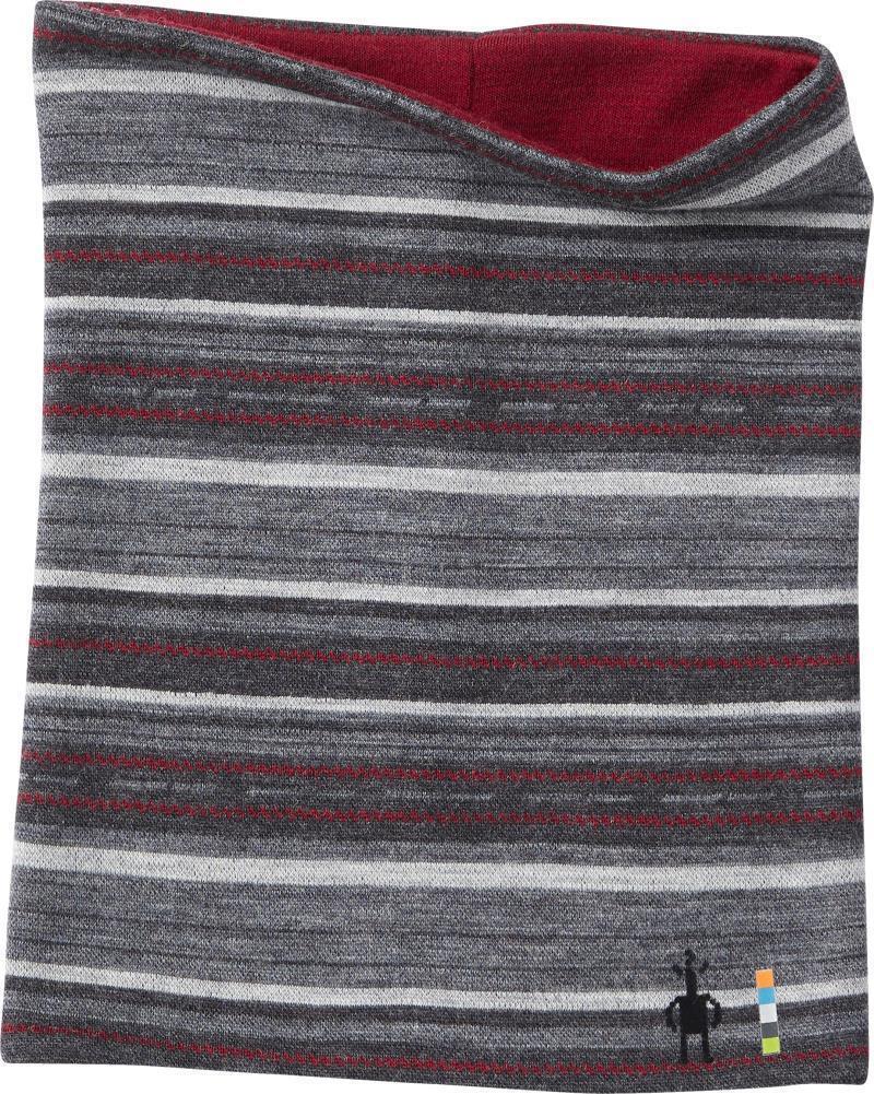 Thermal (250) Merino Reversible Pattern Neck Gaiter - Charcoal Margarita 1