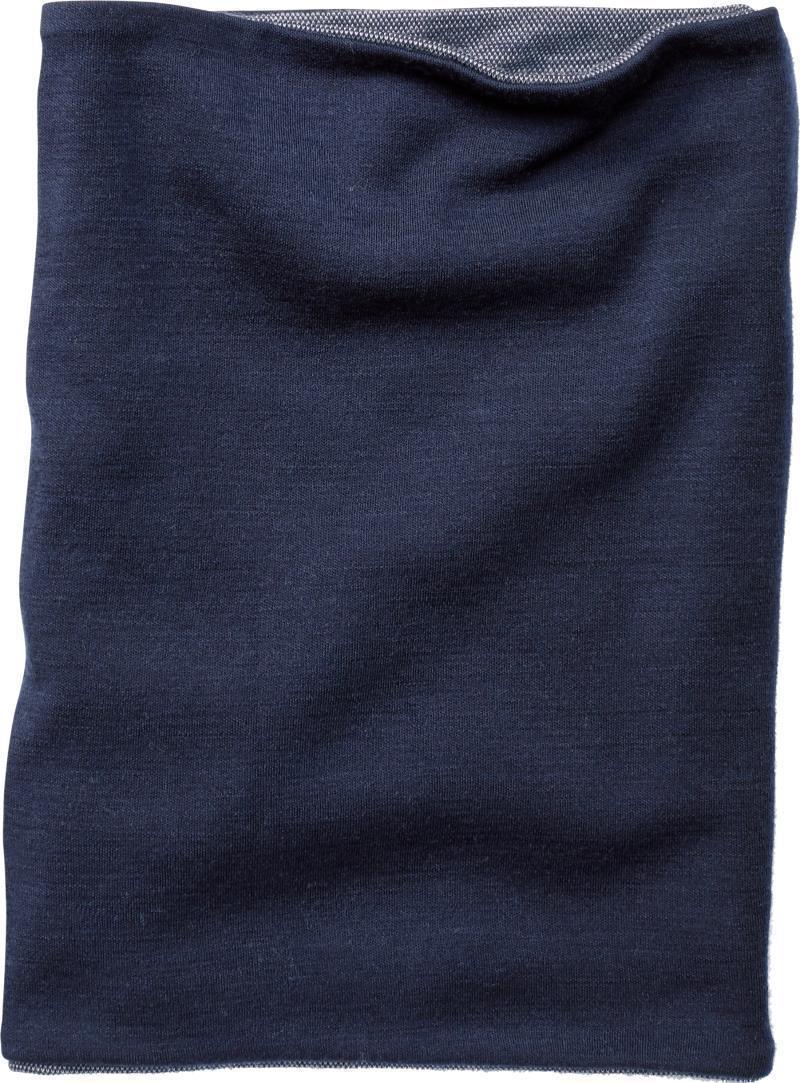 Thermal (250) Merino Reversible Pattern Neck Gaiter - Deep Navy / Winter White 2