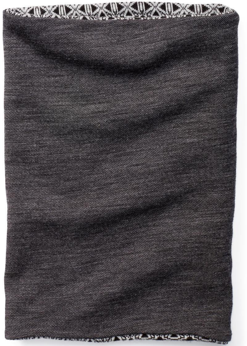 Thermal (250) Merino Reversible Pattern Neck Gaiter - Dogwood White / Black 2