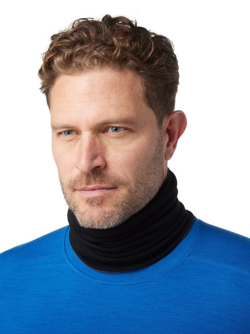 Thermal (250) Merino Reversible Pattern Neck Gaiter - Laguna Blue Heather Color Shift 5