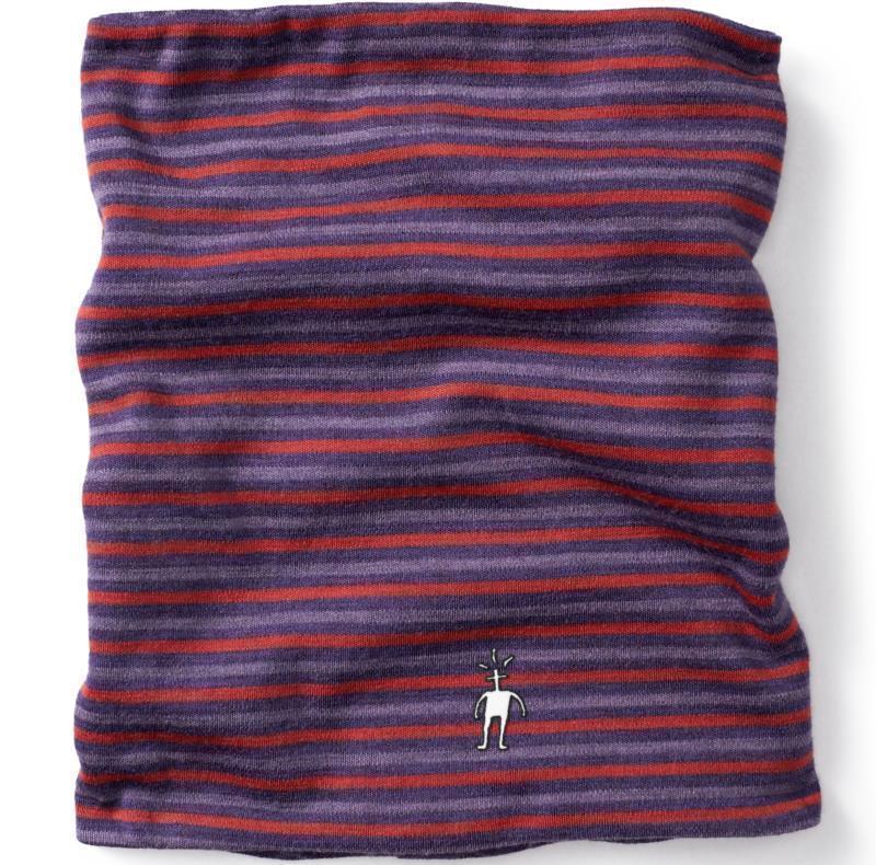 Thermal (250) Merino Reversible Pattern Neck Gaiter - Mountain Purple Heather 1