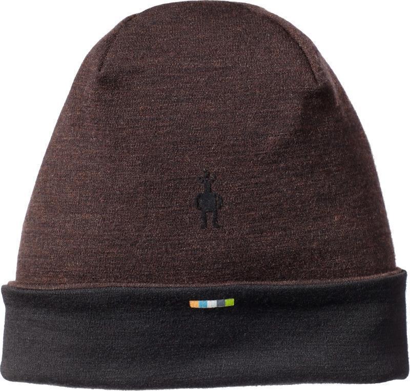 Thermal Merino (250) Reversible Cuffed Beanie - Sumatra Heather 1