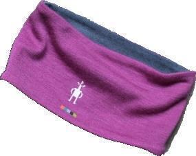 Thermal Merino (250) Reversible Headband - Meadow Mauve Heather 1