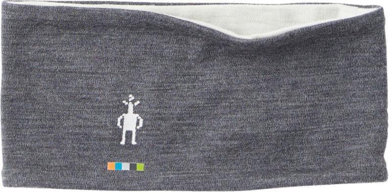 Thermal Merino (250) Reversible Headband - Medium Gray Heather / Ash Heather 1
