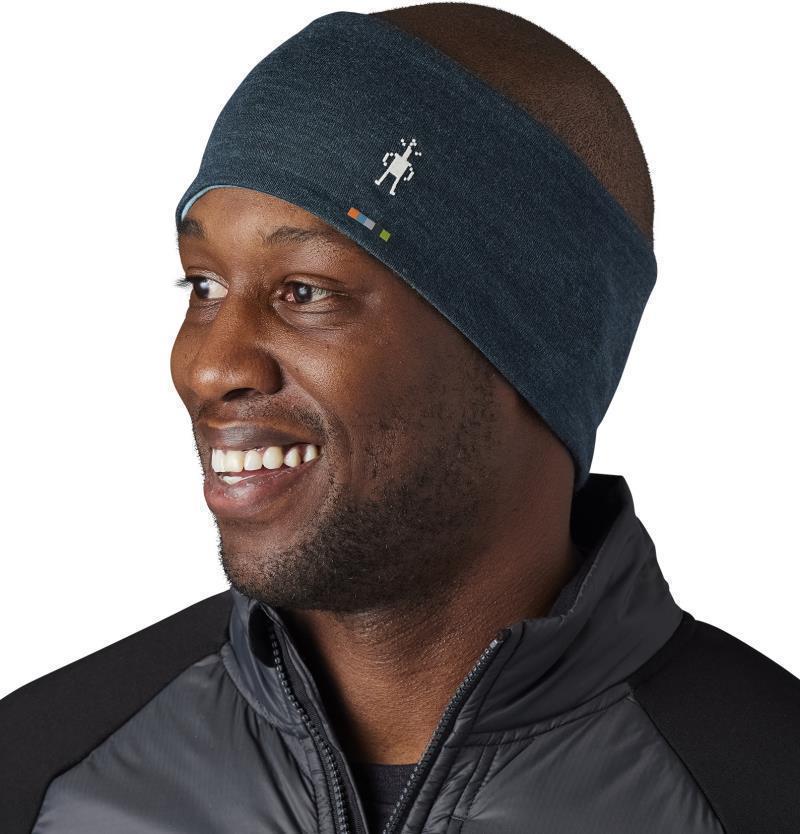 Thermal Merino (250) Reversible Headband - Twilight Blue Heather / Wave Blue Heather 2