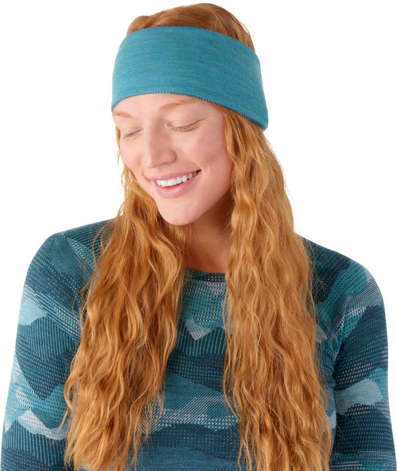 Thermal Merino (250) Reversible Headband - Twilight Blue Mountain Scape 3
