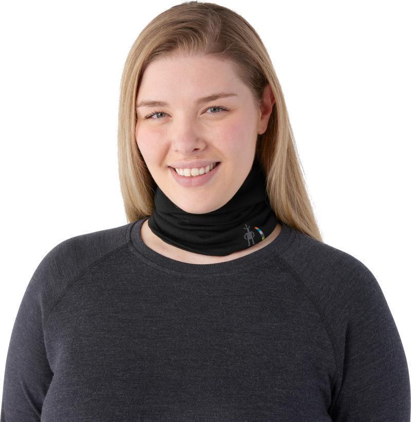 Thermal Merino Reversible Neck Gaiter - Black / Black 3