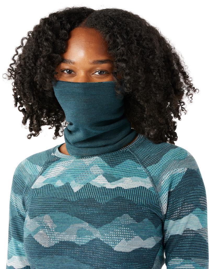 Thermal Merino Reversible Neck Gaiter - Twilight Blue Mountain Scape 3