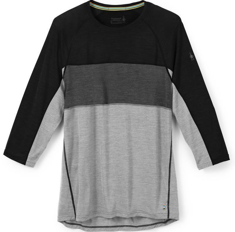 Ultralite Mountain Bike 3/4 Sleeve Tee - Mens - Black 1