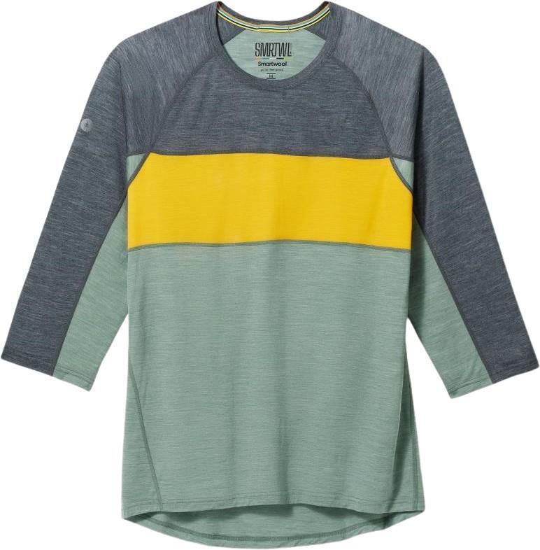 Ultralite Mountain Bike 3/4 Sleeve Tee - Mens - Honey Gold 1