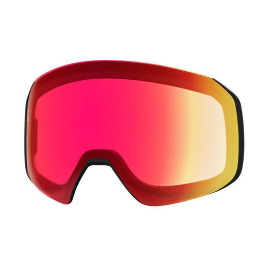 4D Mag, Black Goggles, ChromaPop Photochromic Red Mirror Lens / Chromapop Storm Rose Flash Extra Len - Not Applicable 1