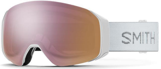 4D Mag S, White Chunky Knit Goggles, ChromaPop Everyday Rose Gold Mirror Lens / Chromapop Storm Rose - Not Applicable 1