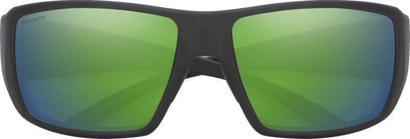 Guides Choice, Matte Black Frame, Chromopop Glass Polarized Green Mirror Lens - Not Applicable 1
