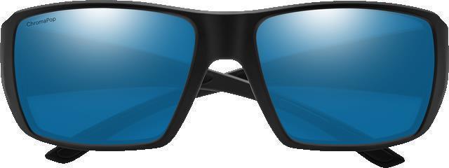 Guides Choice XL, Matte Black Frame, Chromopop Glass Polarized Blue Mirror Lens - Not Applicable 2