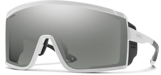 Pursuit, White Frame, ChromaPop Platinum Mirror Lens - Not Applicable 1