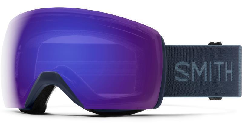 Skyline XL, French Navy Goggles, ChromaPop Everyday Violet Mirror Lens - Not Applicable 1