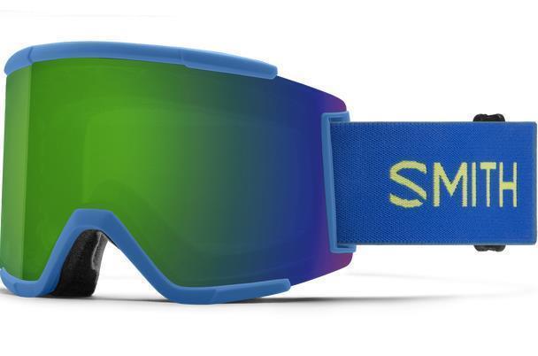 Squad XL, Electric Blue Goggles, ChromaPop Sun Green Mirror Lens / ChromaPop Storm Yellow Flash Extr - Not Applicable 1
