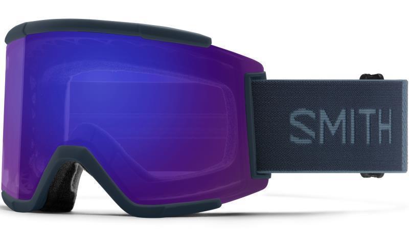Squad XL, French Navy Goggles, ChromaPop Everyday Violet Mirror Lens / ChromaPop Storm Rose Flash Ex - Not Applicable 1