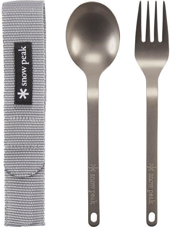 Titanium Fork & Spoon Set - Not Applicable 1