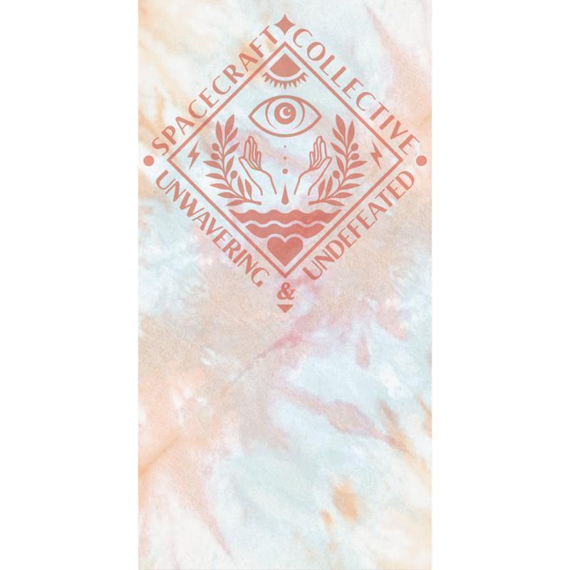 Tie-Dye Gaiter - Peach 1