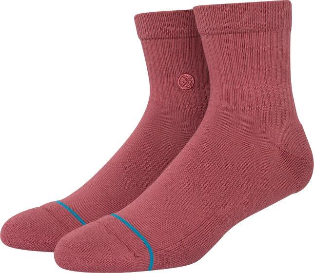 Icon Quarter Socks - Unisex - rebel rose 1